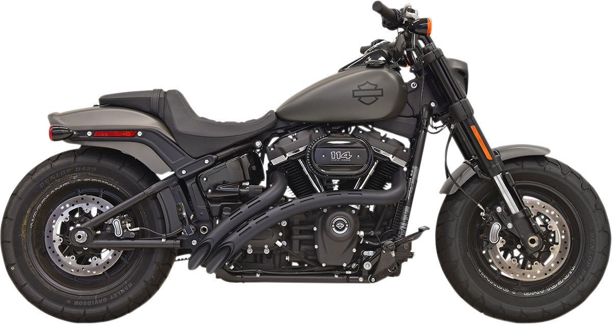 Bassani Xhaust Sweeper Exhaust - Black/Black