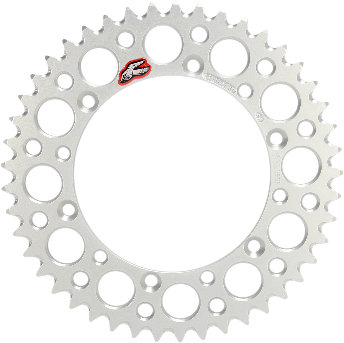 Renthal Rear Sprocket - Aluminum - 45 Tooth - Silver - Kawasaki
