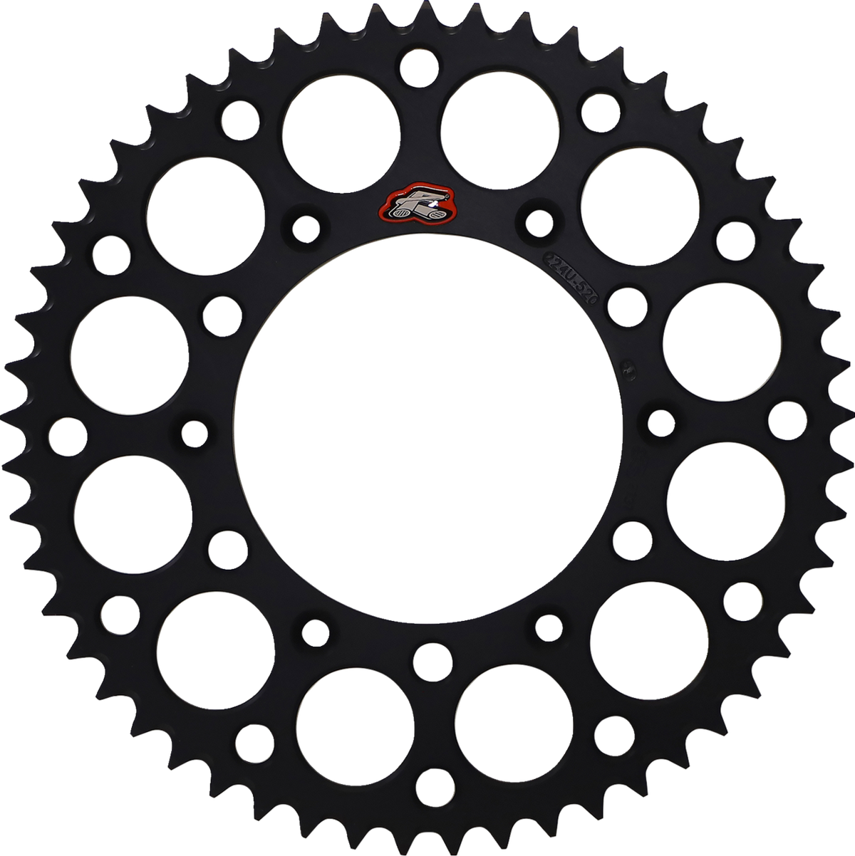 Renthal Rear Sprocket - Aluminum - 53 Tooth - Black