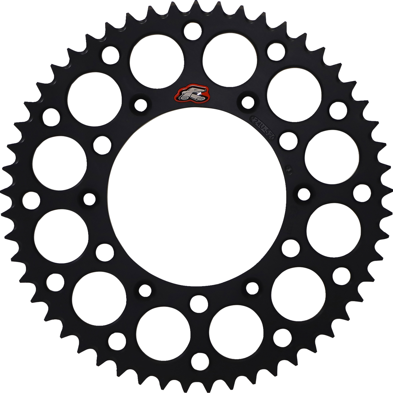 Renthal Rear Sprocket - Aluminum - 53 Tooth - Black
