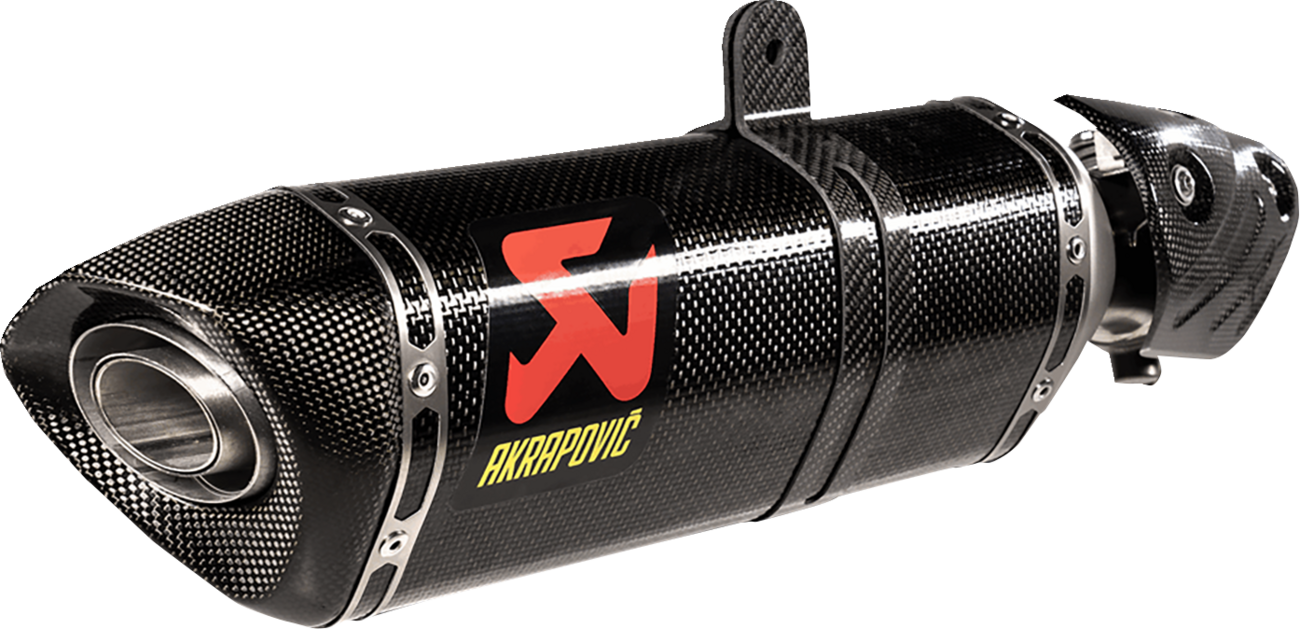 Akrapovic Slip-On Line Muffler - Carbon Fiber - ZX-6R
