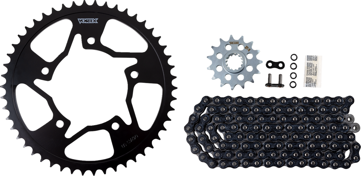 Vortex Chain And Sprocket Kit - HFRS - Black - Yamaha RZF-R6