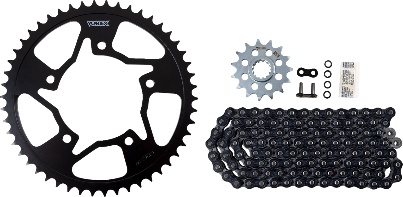 Vortex Chain And Sprocket Kit - HFRS - Black - Yamaha RZF-R6
