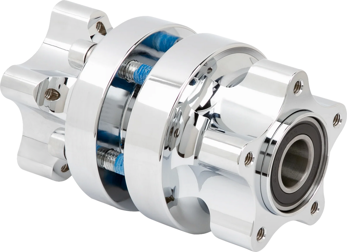 Arlen NESS Front Hub - Cartridge - Chrome - Kit - Softail Standard/Street Bob