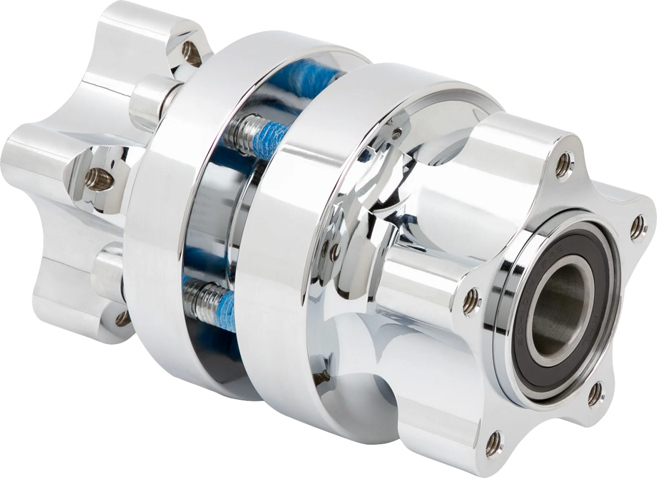 Arlen NESS Front Hub - Cartridge - Chrome - Kit - Softail Standard/Street Bob