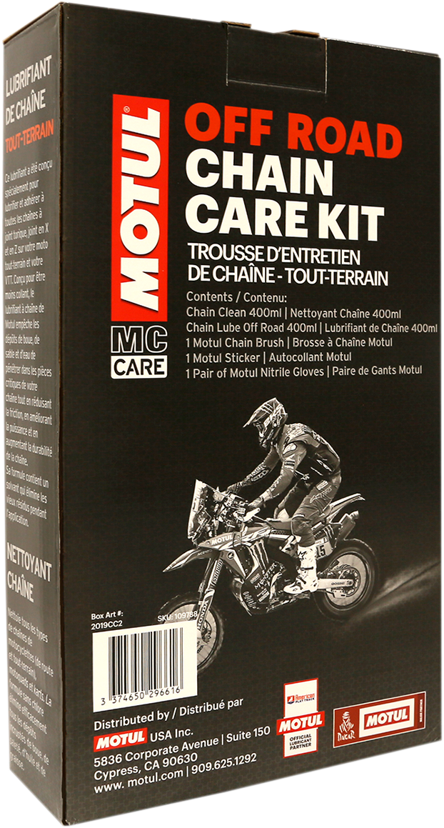 Motul Chain Care Kit - Off-Road - Aerosol
