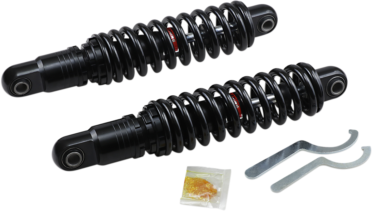 Drag Specialties Shocks Premium Ride-Height Adjustable Shocks - 13" - Black - Heavy Duty - Black