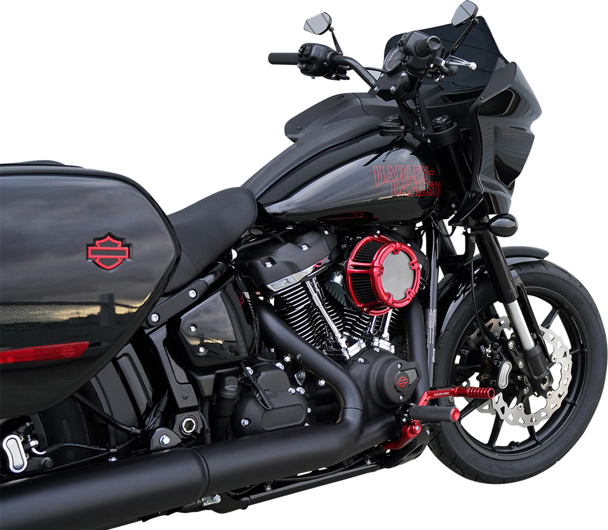 Arlen NESS Method™ Clear Series Air Cleaner - Red