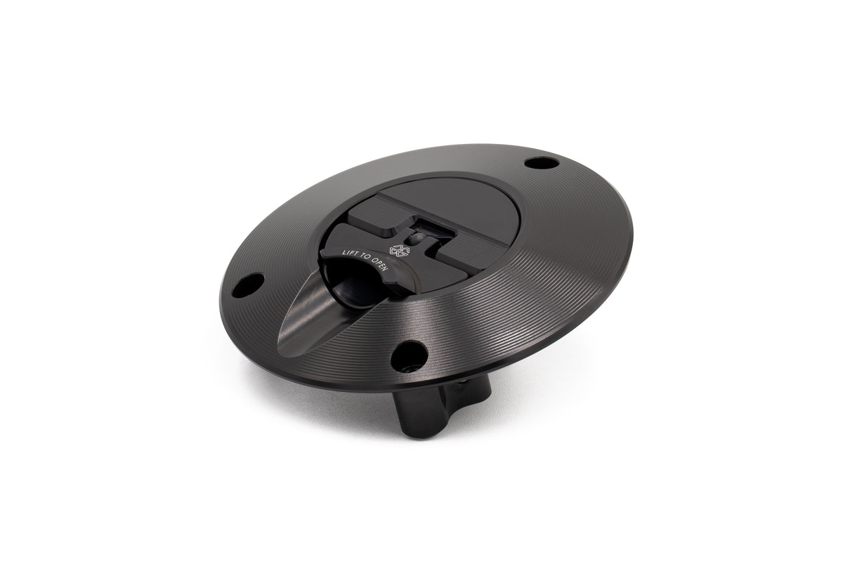 Gilles Tooling FCAP2 – Quick-Release Fuel Cap, Black
