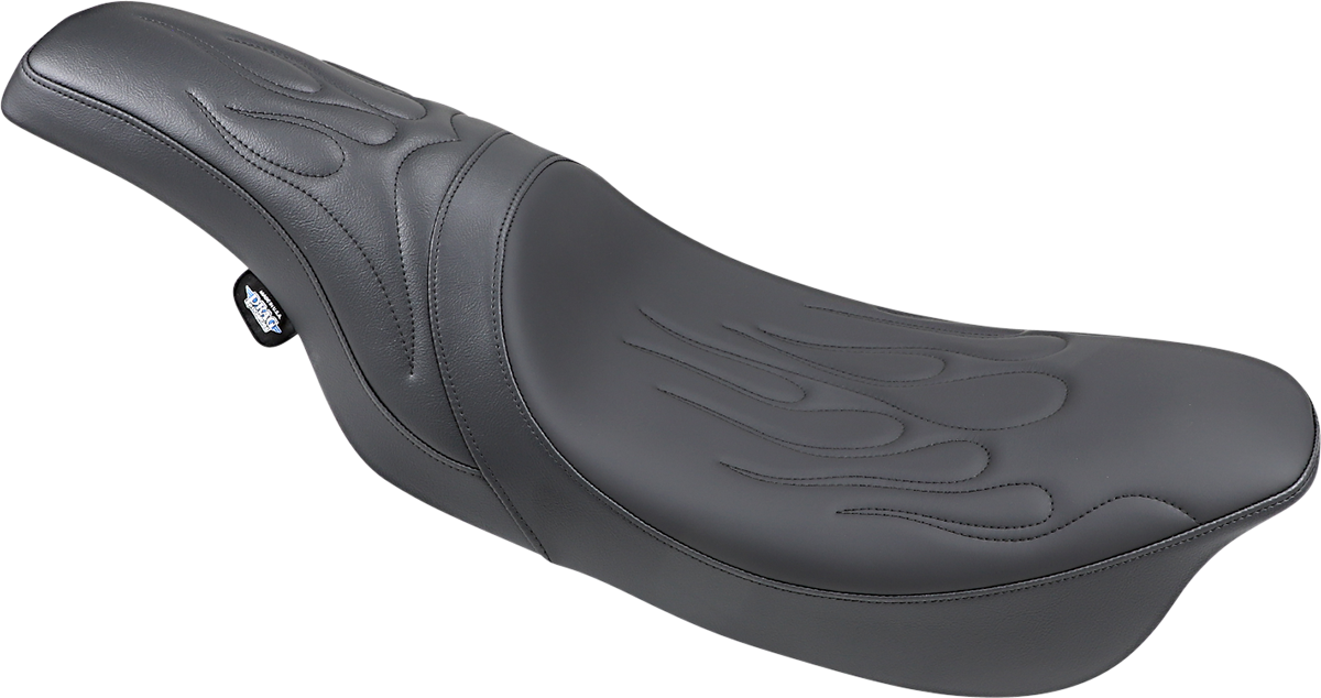 Drag Specialties Seats Predator Seat - Flame Stitched - FLHR/FLHX '97-'07