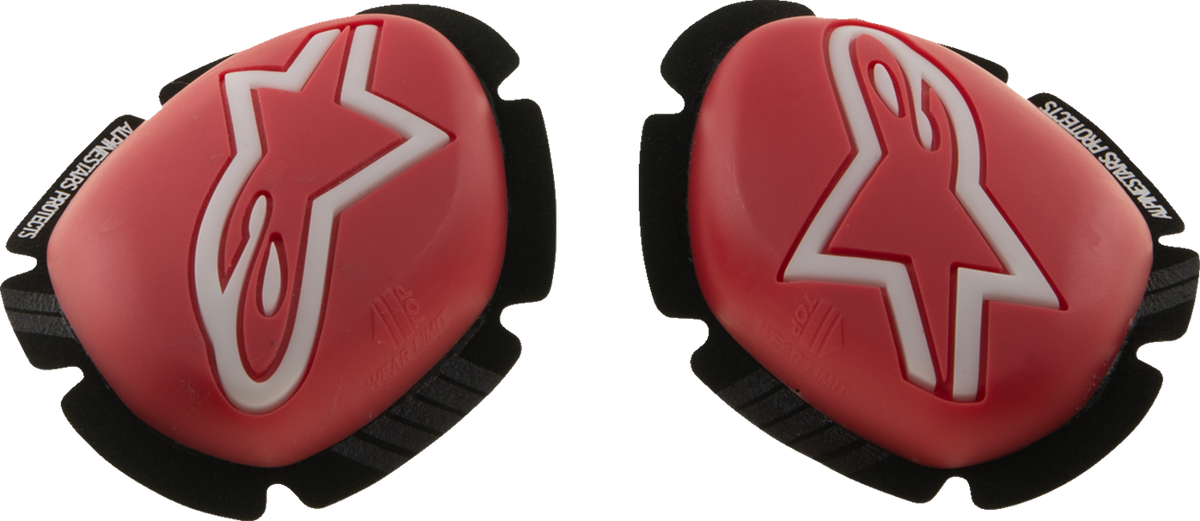 Alpinestars GP Plus Knee Sliders - Red/White