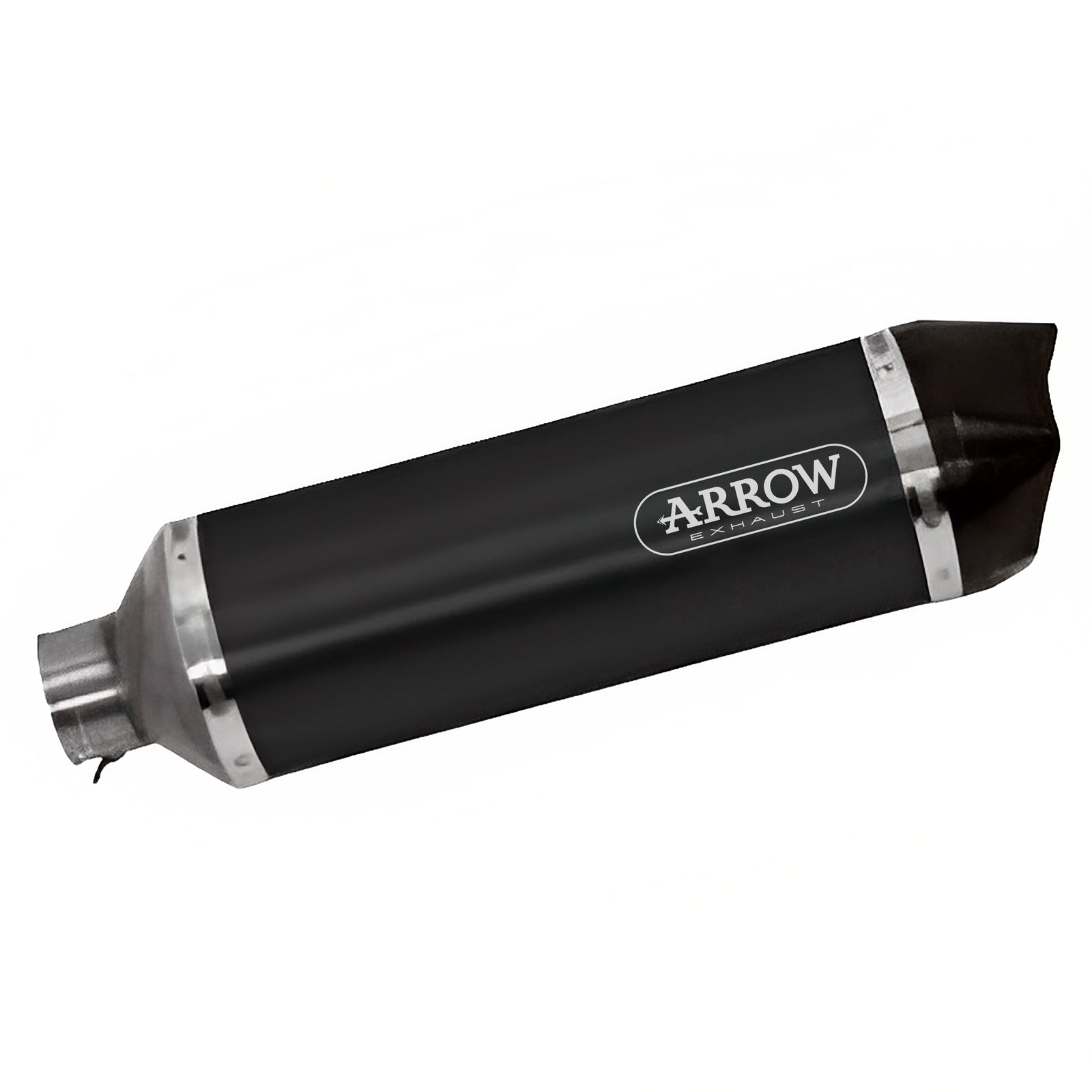 Arrow 71901AKN Race-Tech Aluminium Dark Slip On With Carbon End Cap