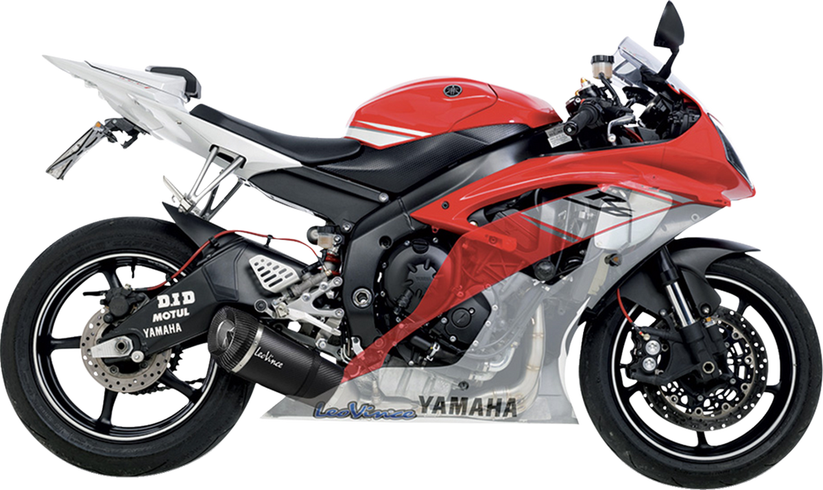 LeoVince Factory S Exhaust - Carbon Fiber - YZF-R6