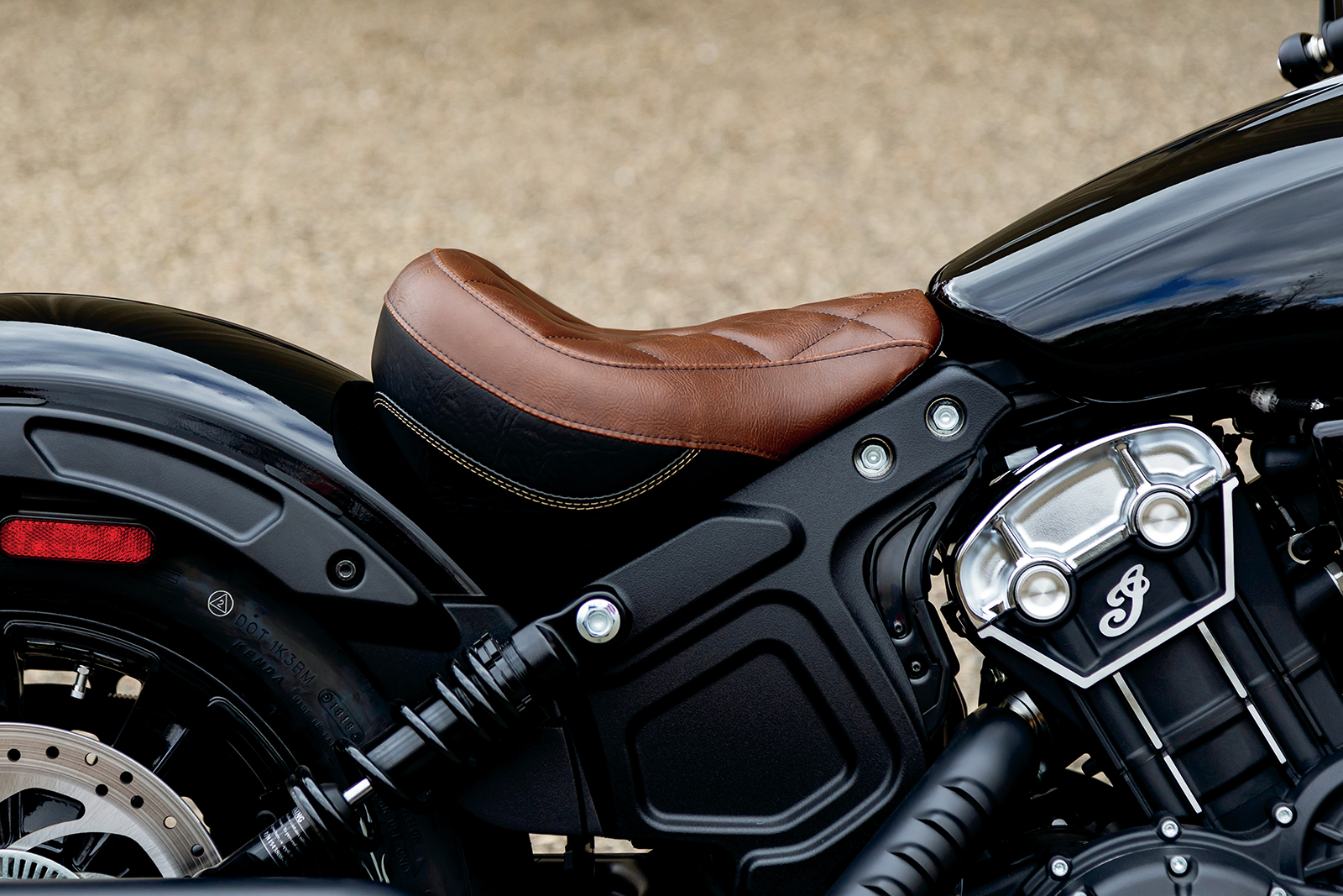 Mustang Solo Seat - Brown - Scout '18-'24
