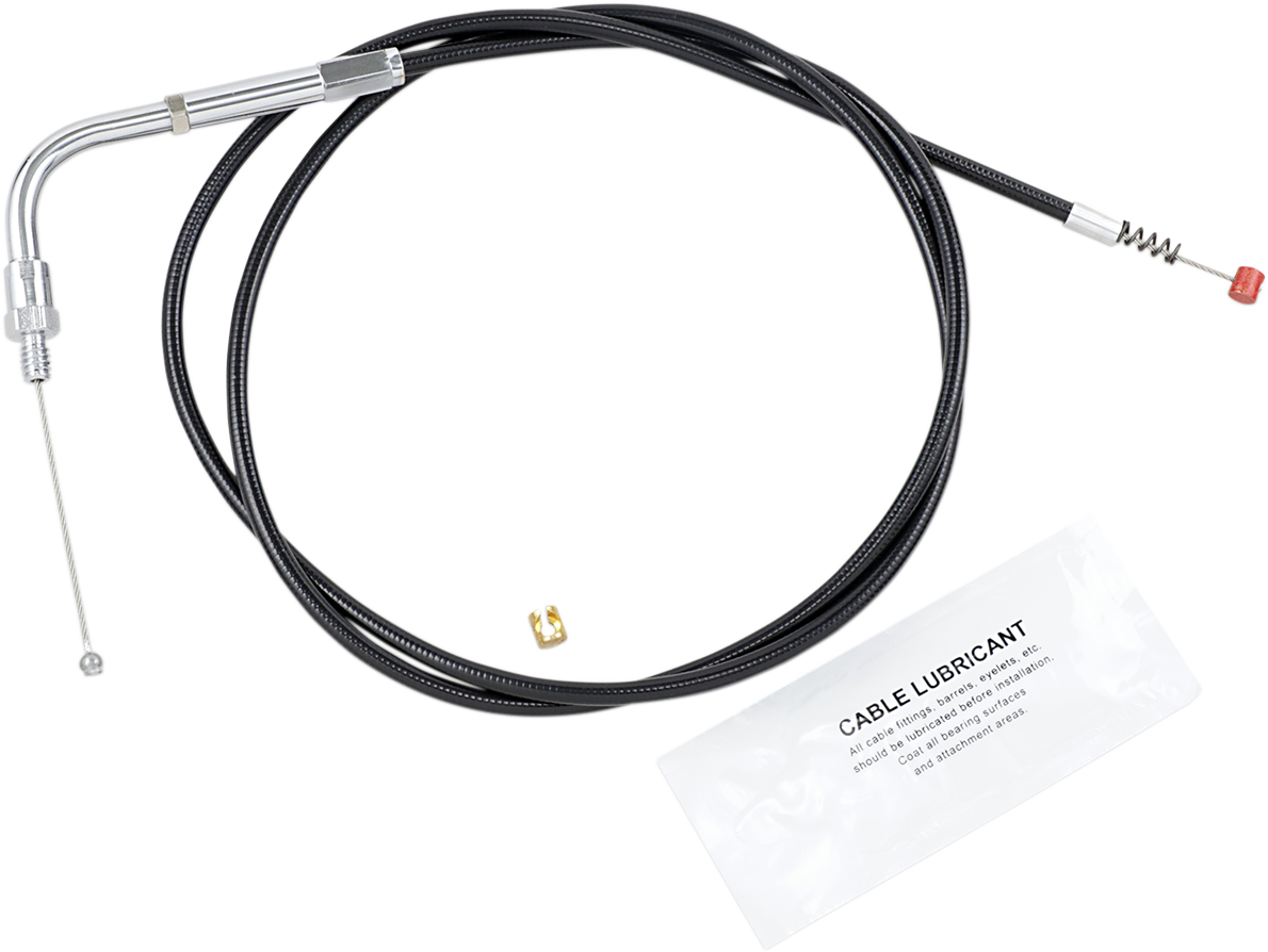Barnett Black Vinyl Idle Cable - +6" Size - 41" Length