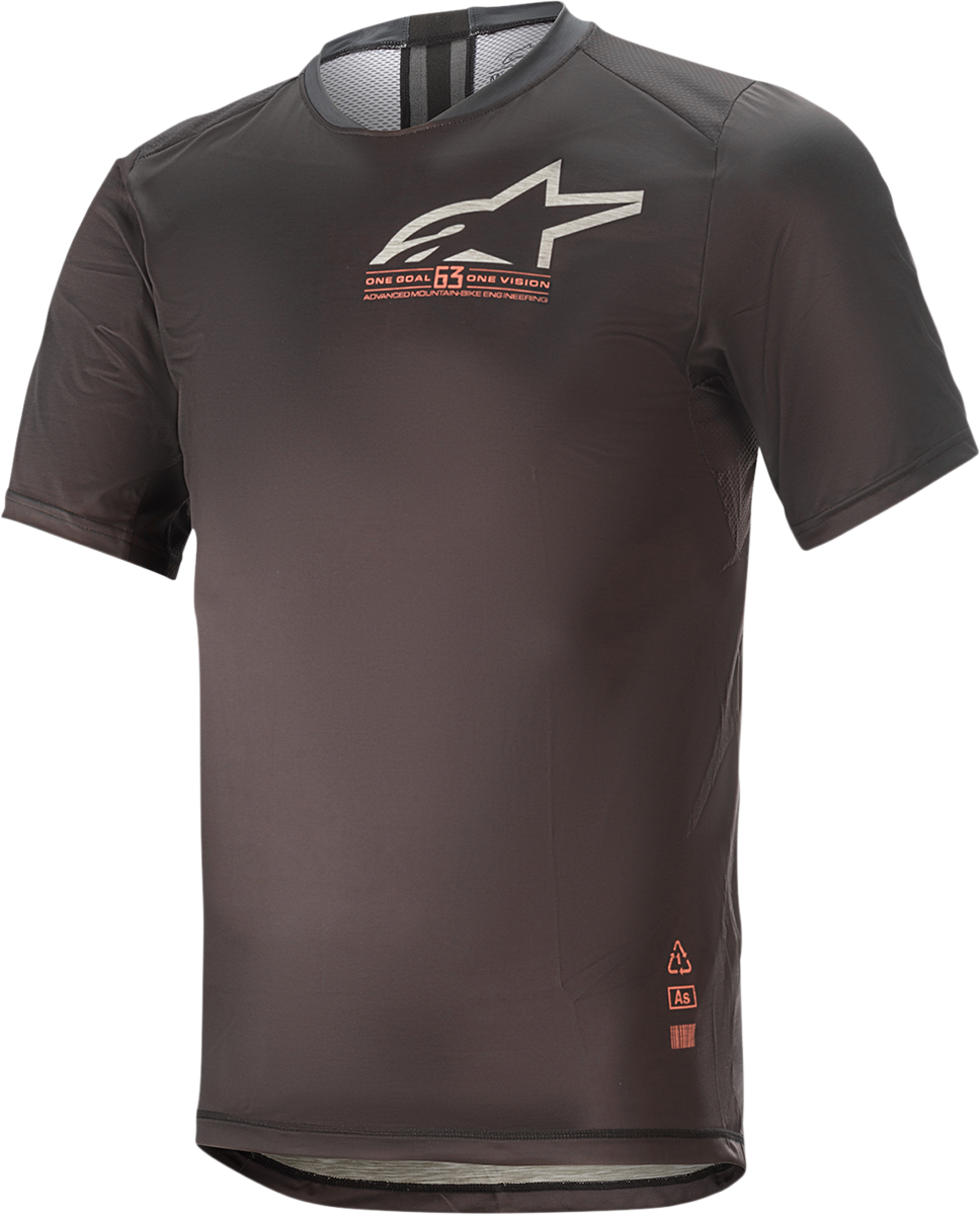 Alpinestars Alps 6.0 V2 Short-Sleeve Jersey - Black/Coral - Medium