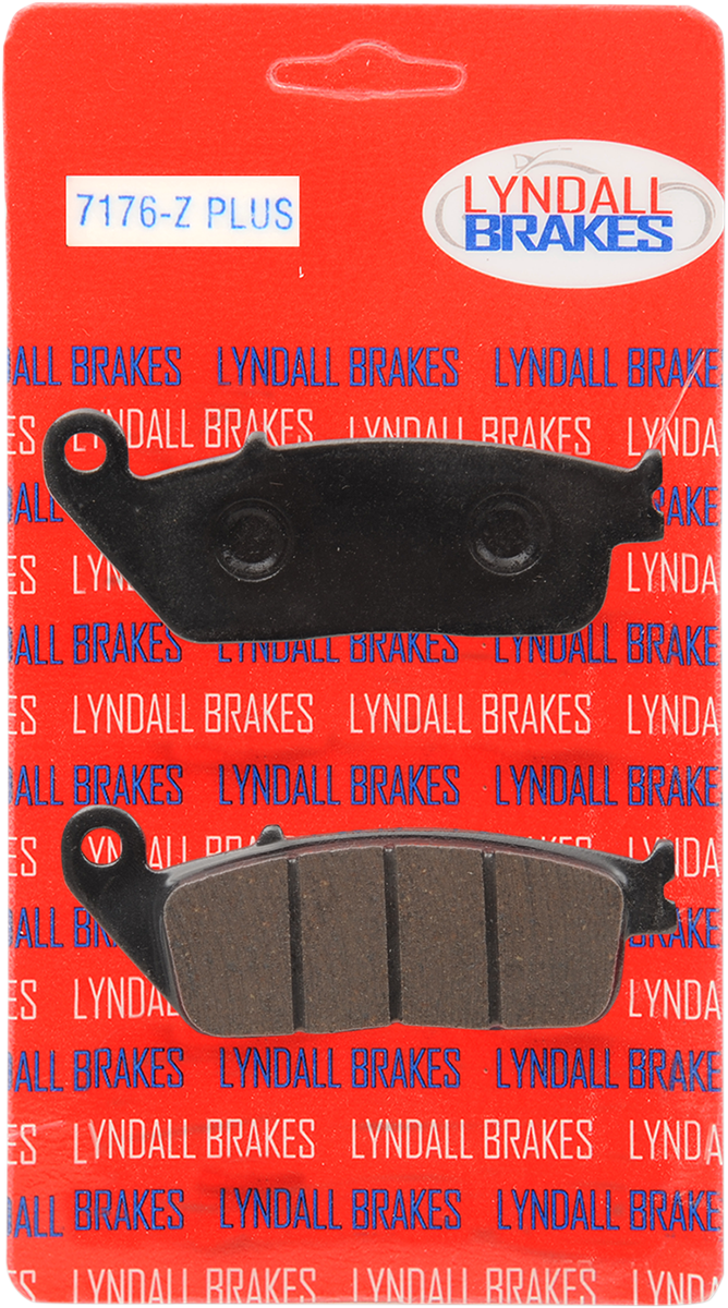 Lyndall Racing Brakes LLC Z-Plus Brake Pads - Rear - Victory 08-17