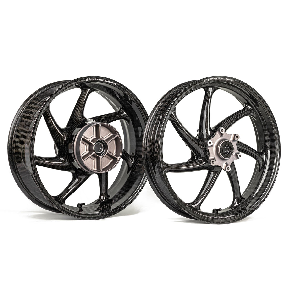 Thyssenkrupp Braided Carbon Fiber Wheel Set for GSXR 1000 1000R