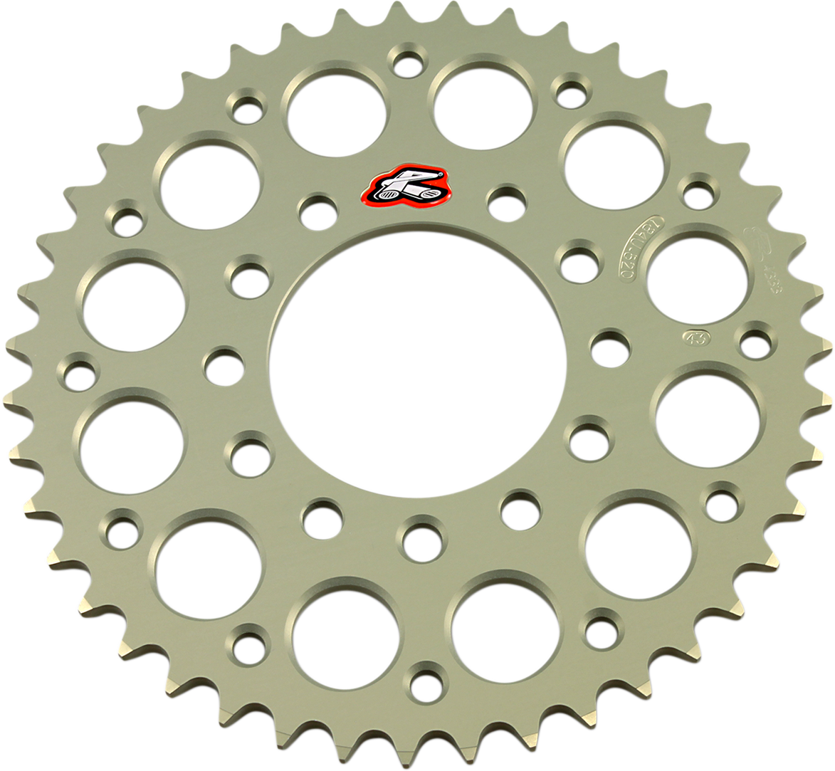 Renthal Rear Sprocket - Aluminum - 43 Tooth - Kawasaki/Suzuki/Triumph/CF Moto