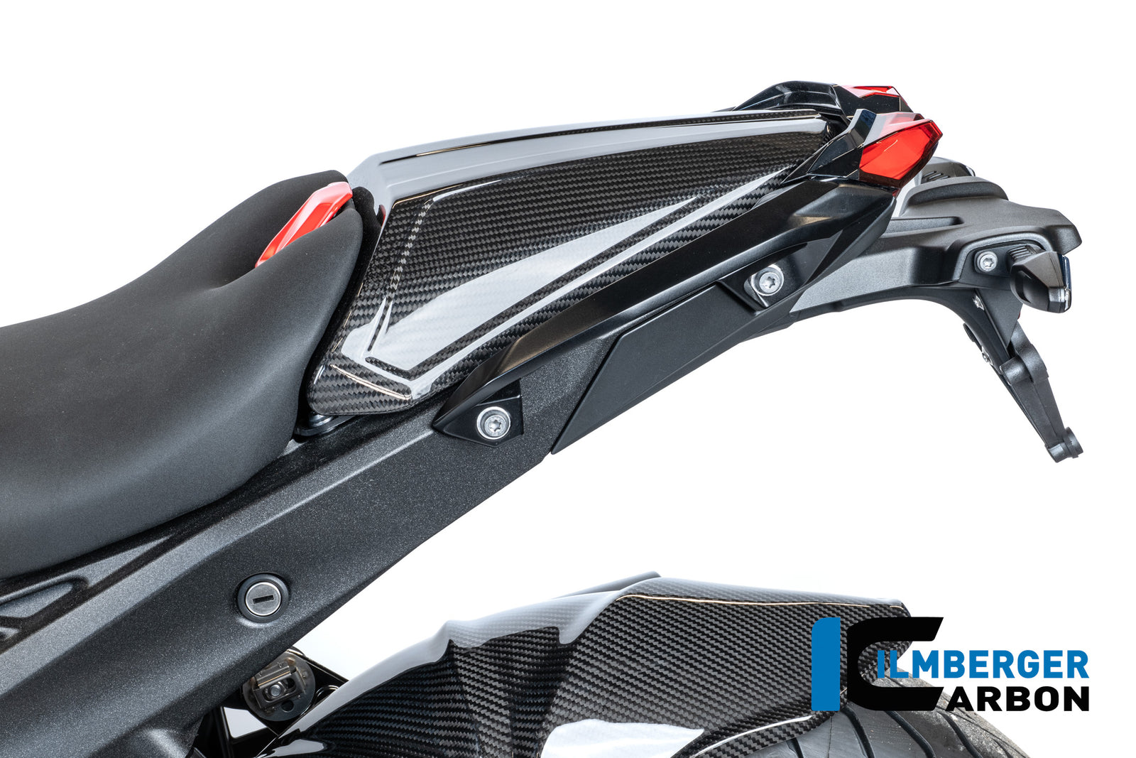 Ilmberger Carbon Passenger Seat Cover BMW R 1300 R - Gloss / Twill