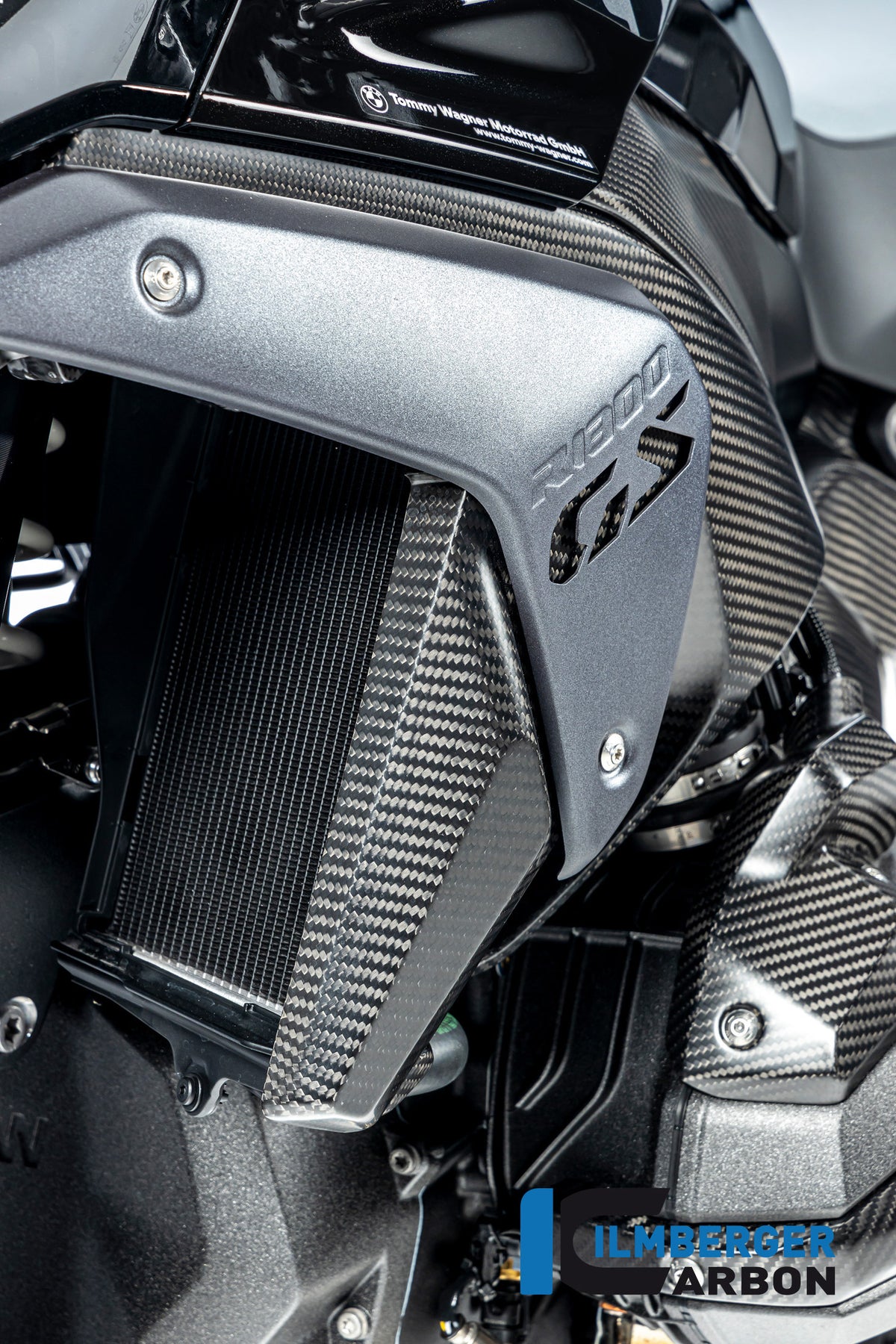 Ilmberger Carbon Air Vent Cover Left BMW R 1300 GS - Matte / Twill