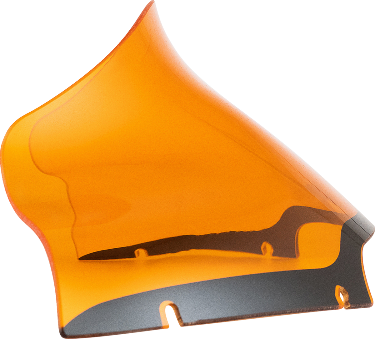 Klock Werks Kolor Flare® Windshield - 9" - Orange - '15-'25 FLTR