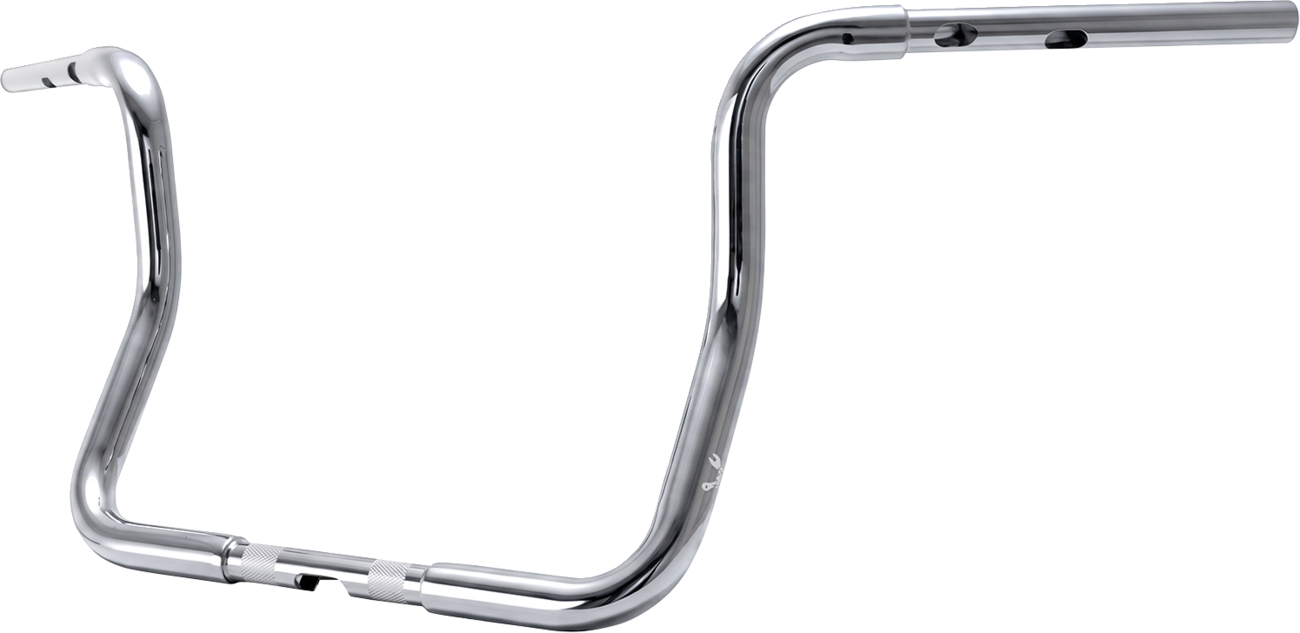 Burly Brand 1-1/4" Bagger Ape Hanger Handlebar - Touring - 13" - Chrome