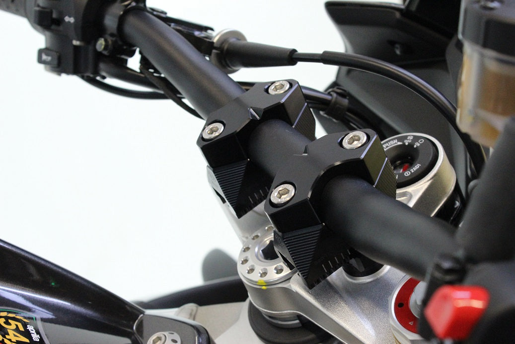 Gilles Tooling 2DGT Adjustable Handlebar Brackets With ABK-06 Black