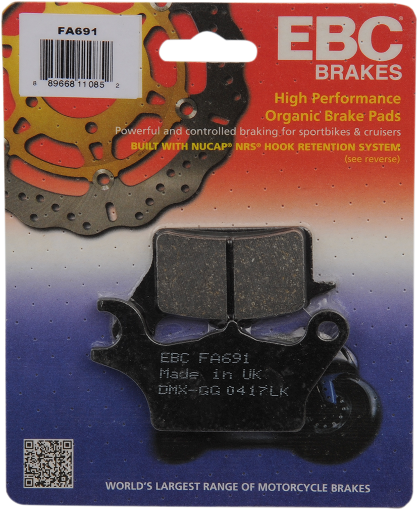 EBC Brakes Organic Brake Pads