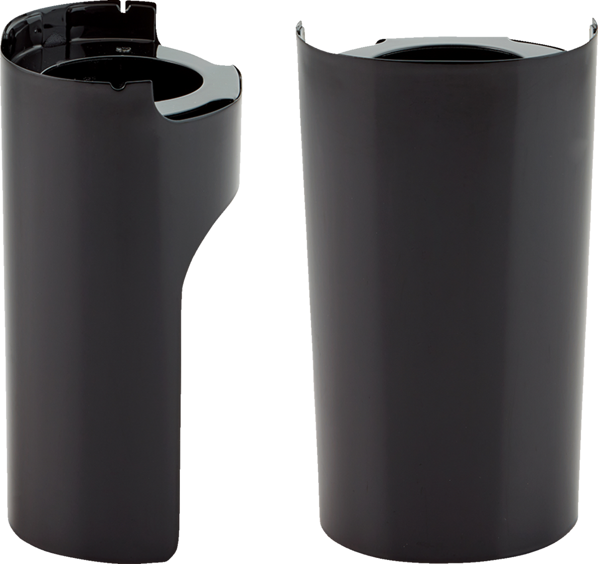 Arlen NESS Fork Boot Cover - Gloss Black Powdercoat - Smooth