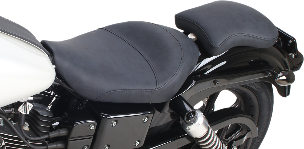 Saddlemen Detachable Pillion Pad - Saddlehyde S3 - Contoured - Brushed - 9"