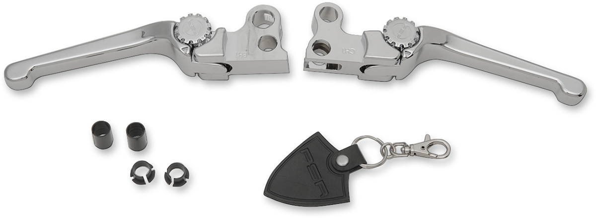 PSR Anthem Adjustable Lever Set For Harley Models - Chrome