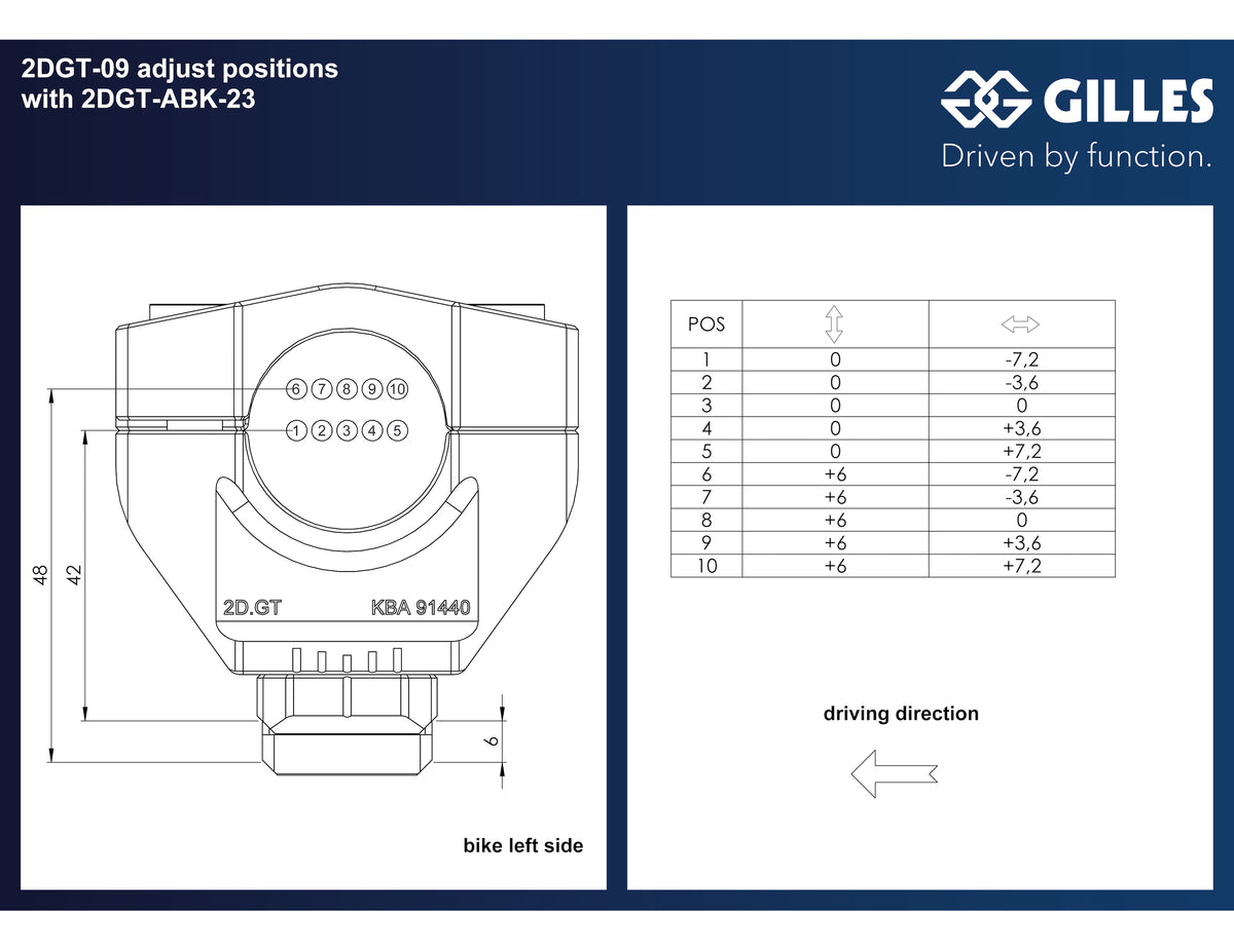 Gilles Tooling 2DGT Adjustable Handlebar Brackets