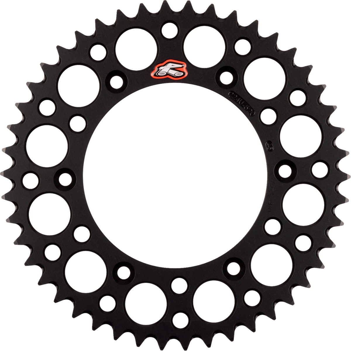 Renthal Rear Sprocket - Aluminum - 46 Tooth - Black