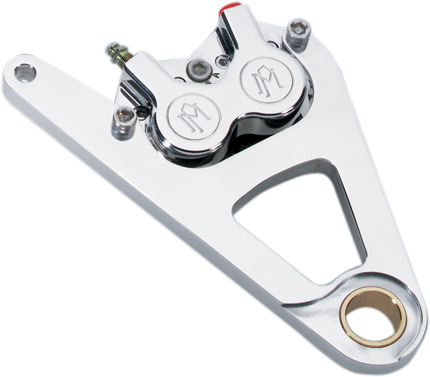 Performance Machine (PM) Single Disc Caliper - Front - Chrome - Springer 00-07