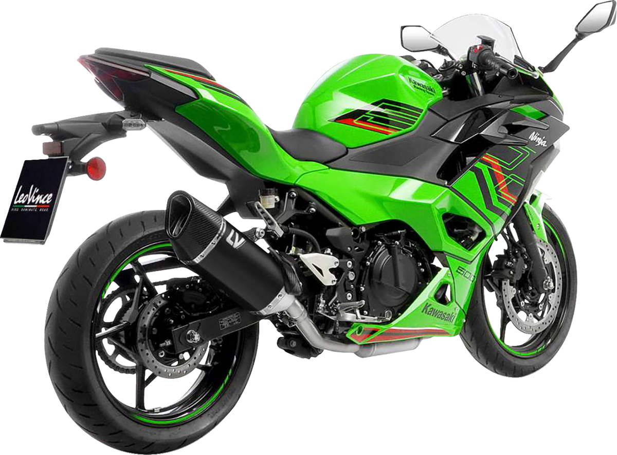 LeoVince LV-14 R Slip-On Muffler - Black Edition - Z/Ninja 400/500