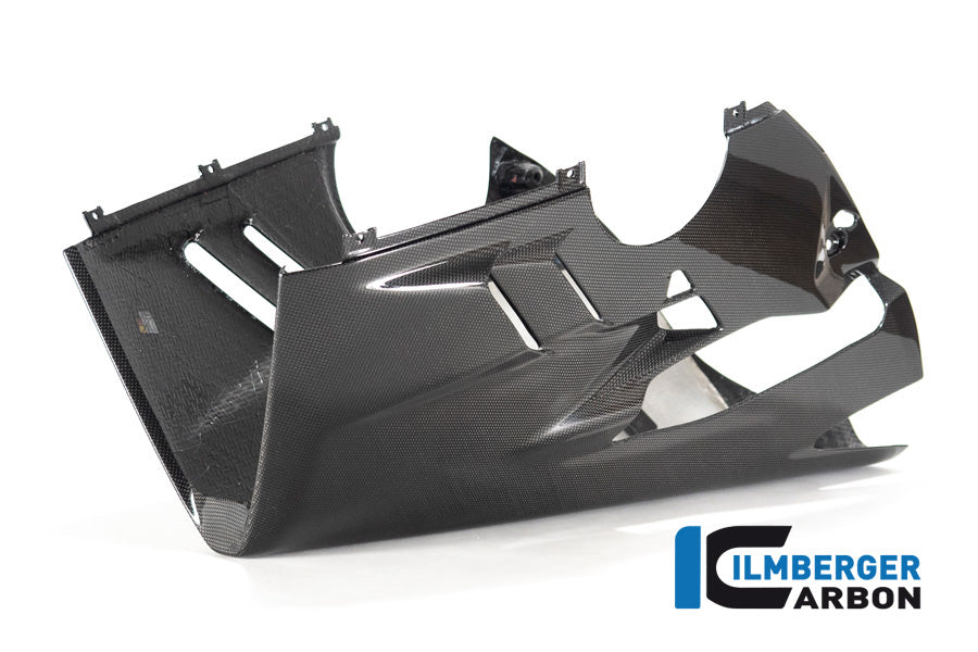 Ilmberger Carbon Belly Pan Ducati Panigale V4 22 For Low Exhaust With Sidestand - Gloss