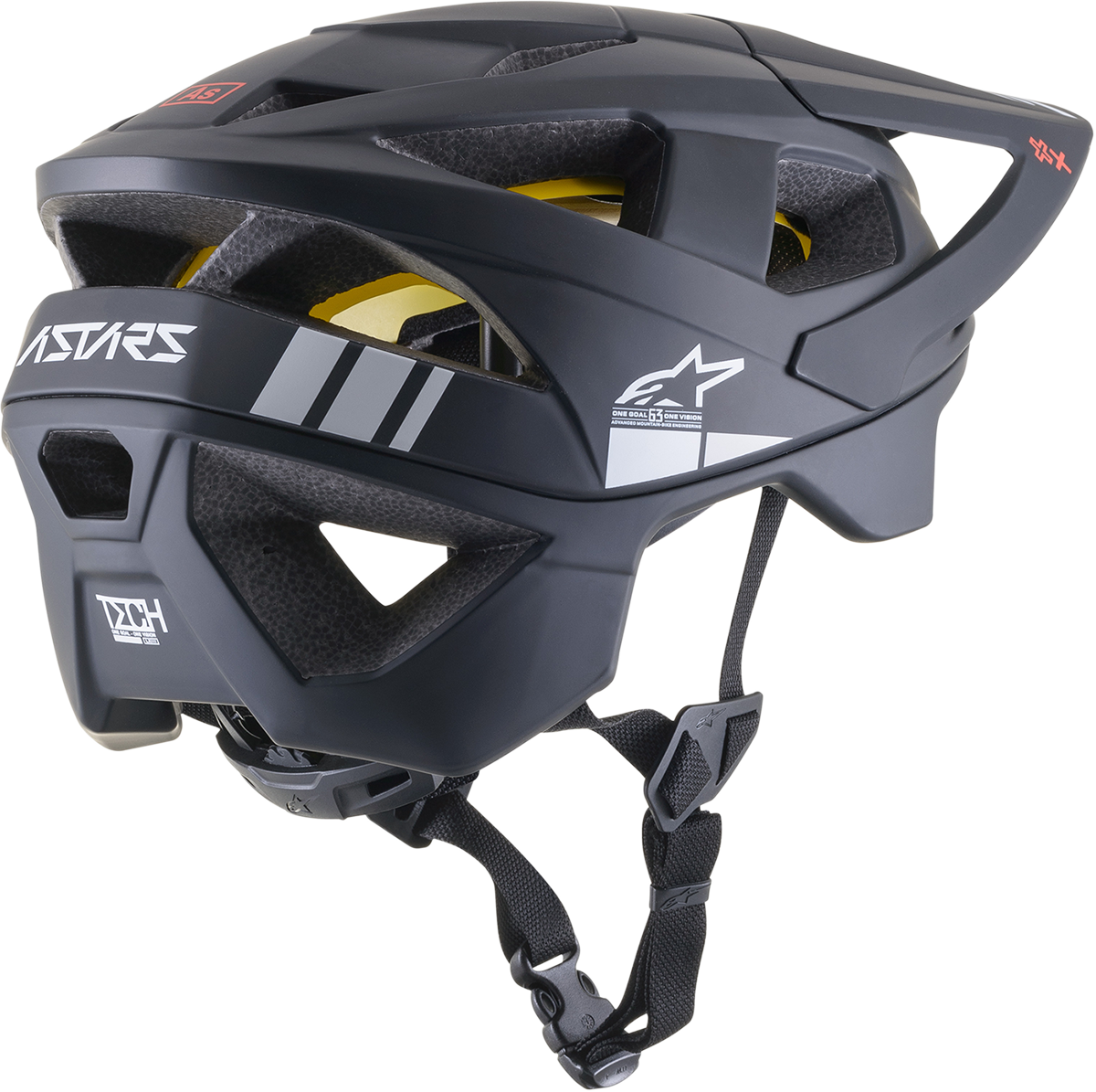 Alpinestars Vector Tech Helmet - Black/Light Gray Matte - MIPS® - Small