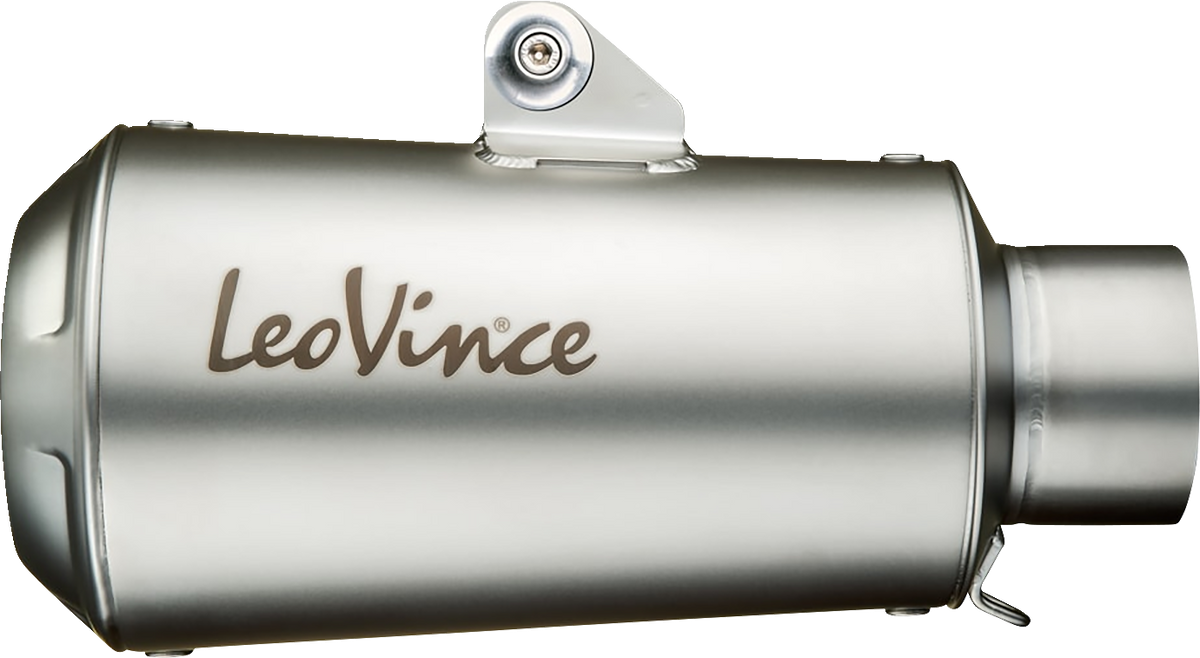 LeoVince LV-10 Slip-On Muffler - Stainless Steel