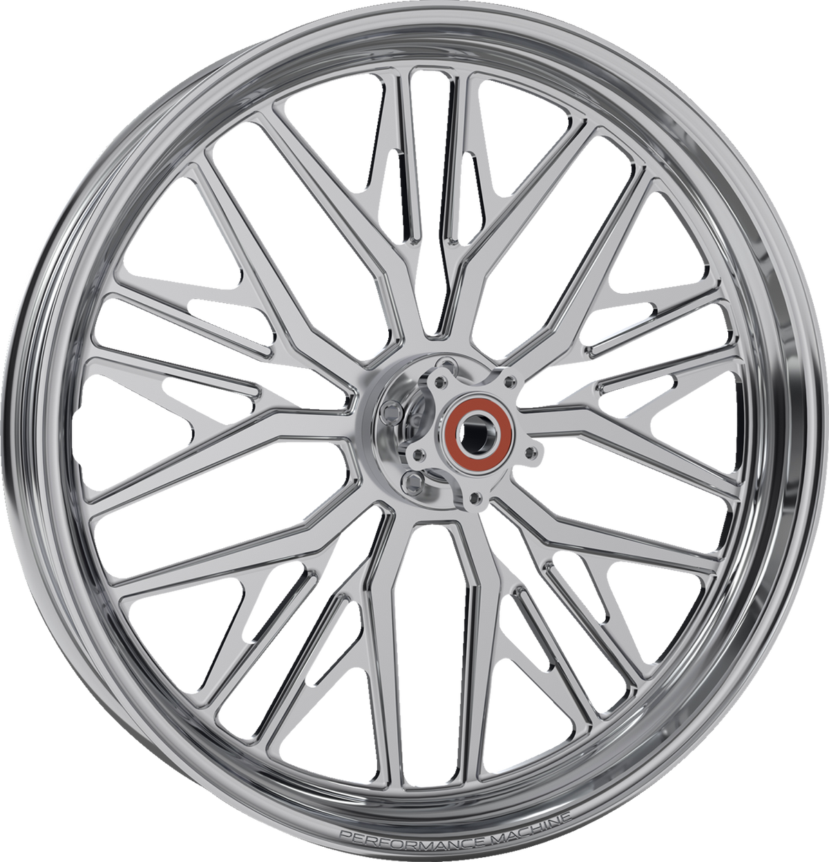 Performance Machine (PM) Wheel - Nivis - Front - Dual Disc/With ABS - Chrome - 21x3.5