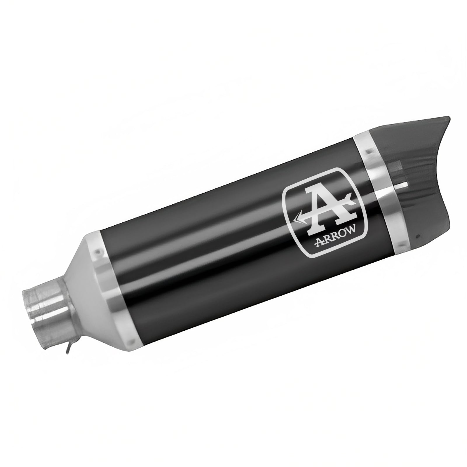 Arrow 71931AKN Thunder Aluminium Dark Slip On With Carbon End Cap