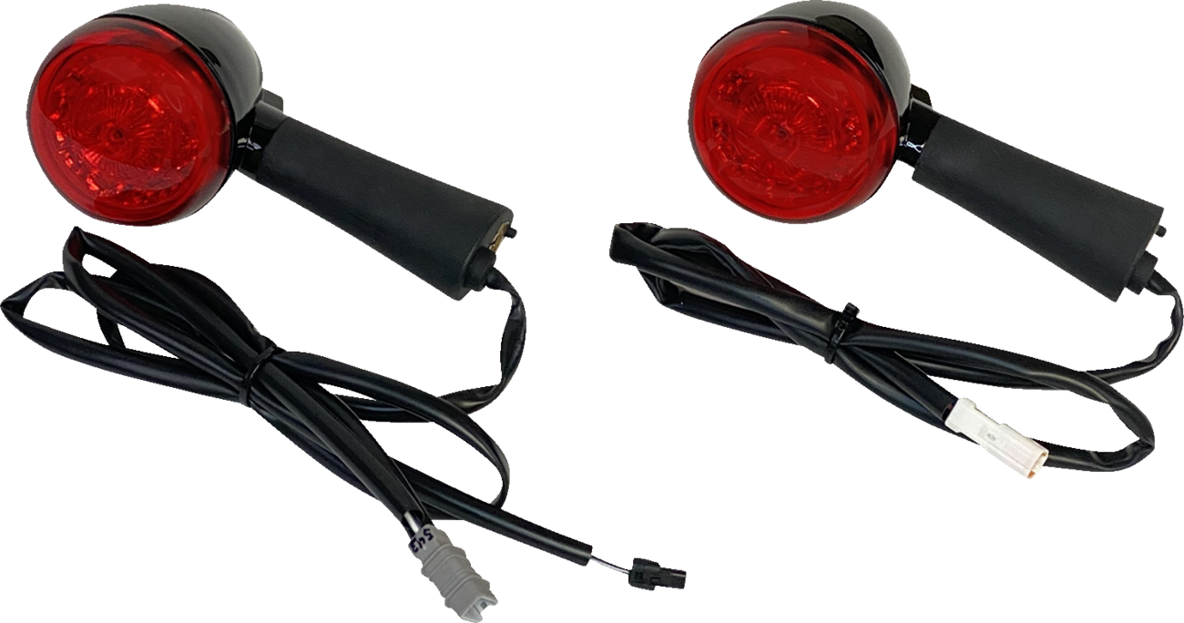 Custom Dynamics ProBEAM® LED Turn Signal - Rear - Black - Scout
