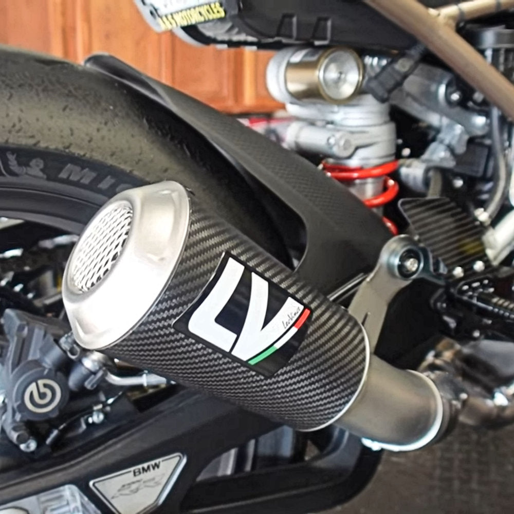 LeoVince LV10 Carbon Fiber Slip On Exhaust for BMW S1000RR M1000RR