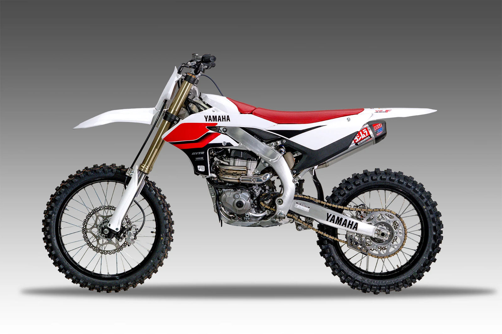 Yoshimura YZ450F 2026 RS-12 Stainless Titanium Full Exhaust, W/ Aluminum Muffler