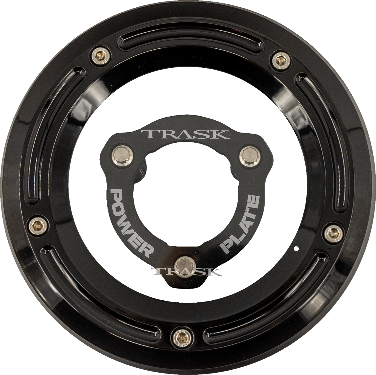 Trask Derby Cover With Power Plate - Black - Kit - '17-'25 Harley-Davidson