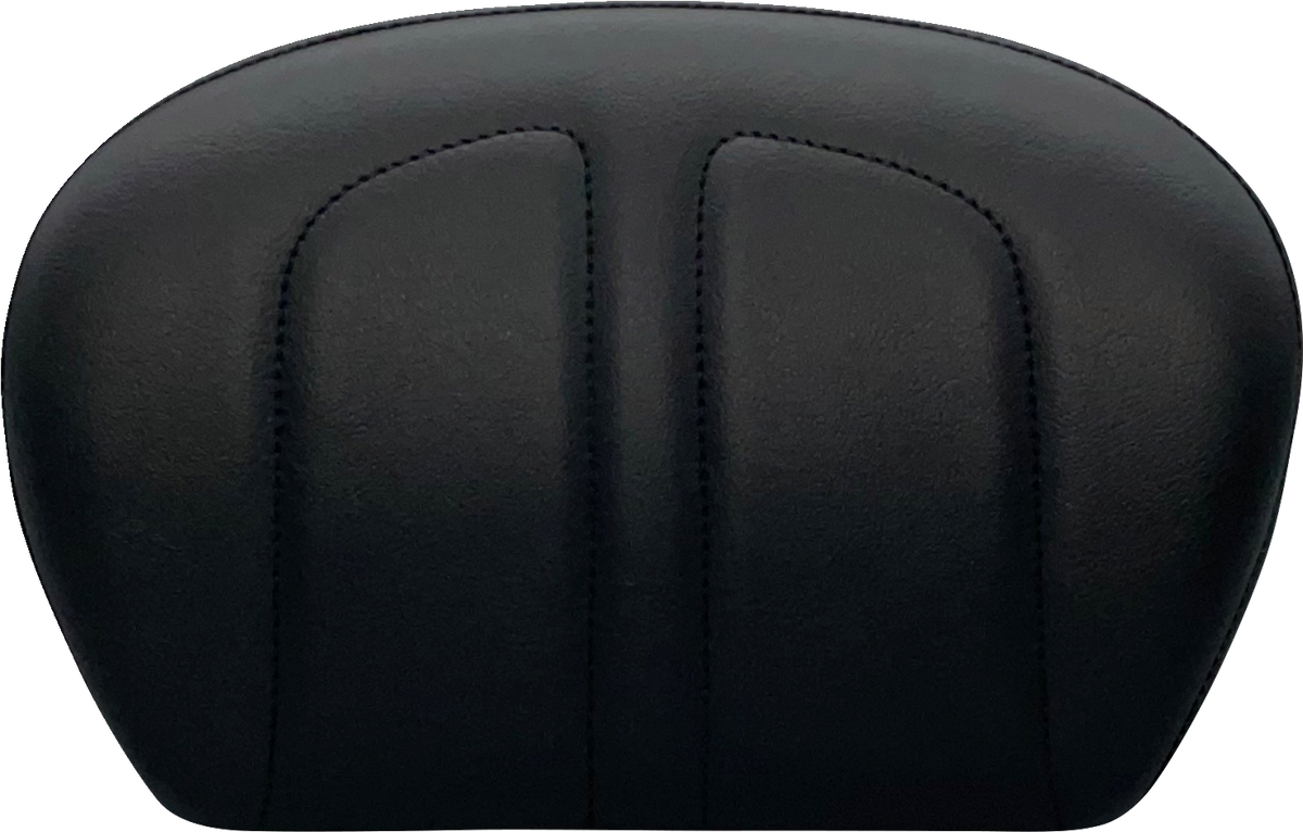 Le Pera Sissy Bar Pad - Large - Maverick Stitch - Dull Black