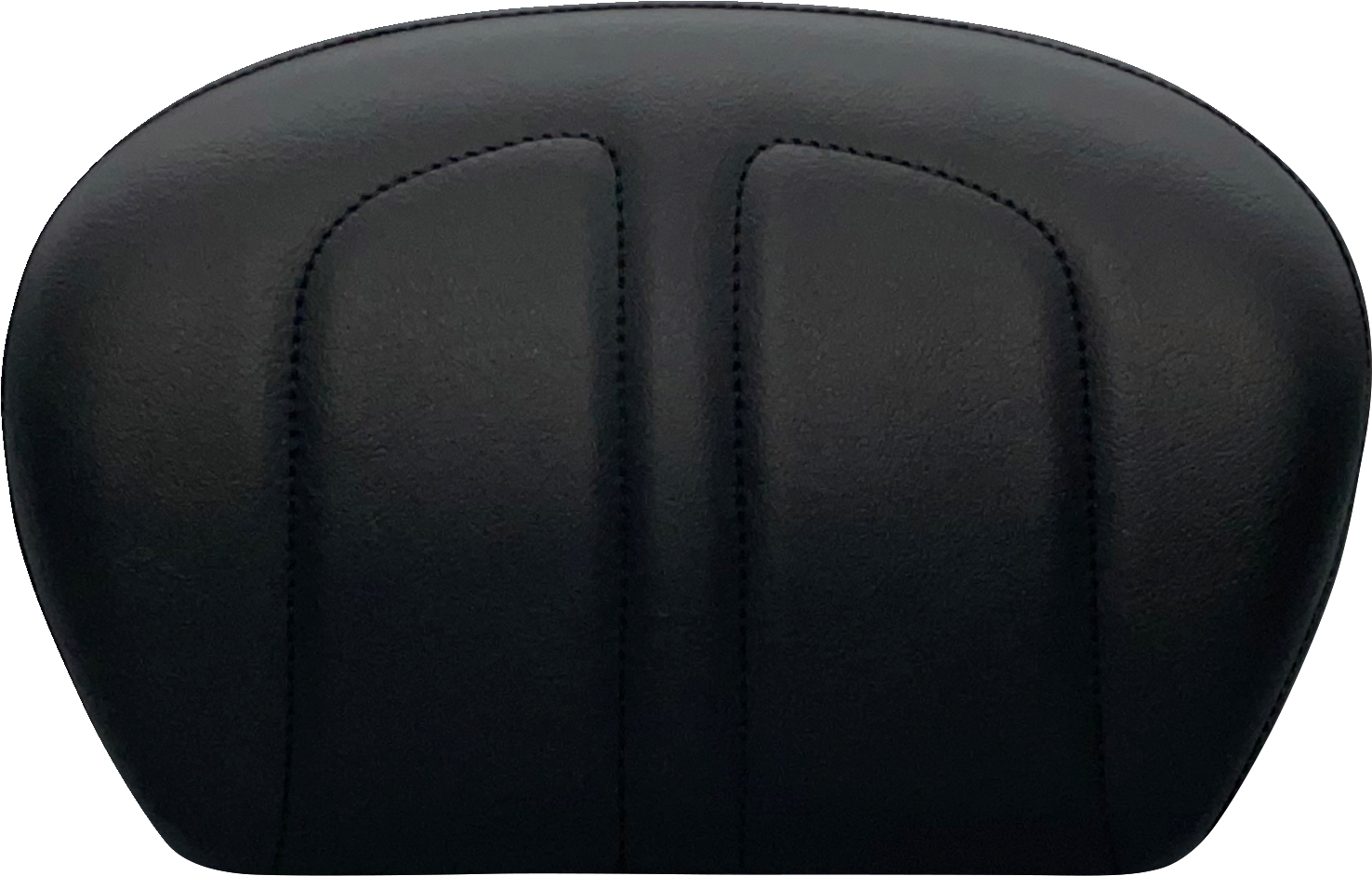 Le Pera Sissy Bar Pad - Large - Maverick Stitch - Dull Black
