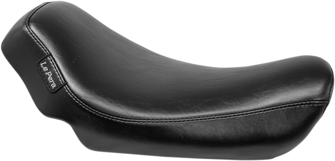 Le Pera Streaker Solo Seat - Smooth - Black - Dyna '06-'17