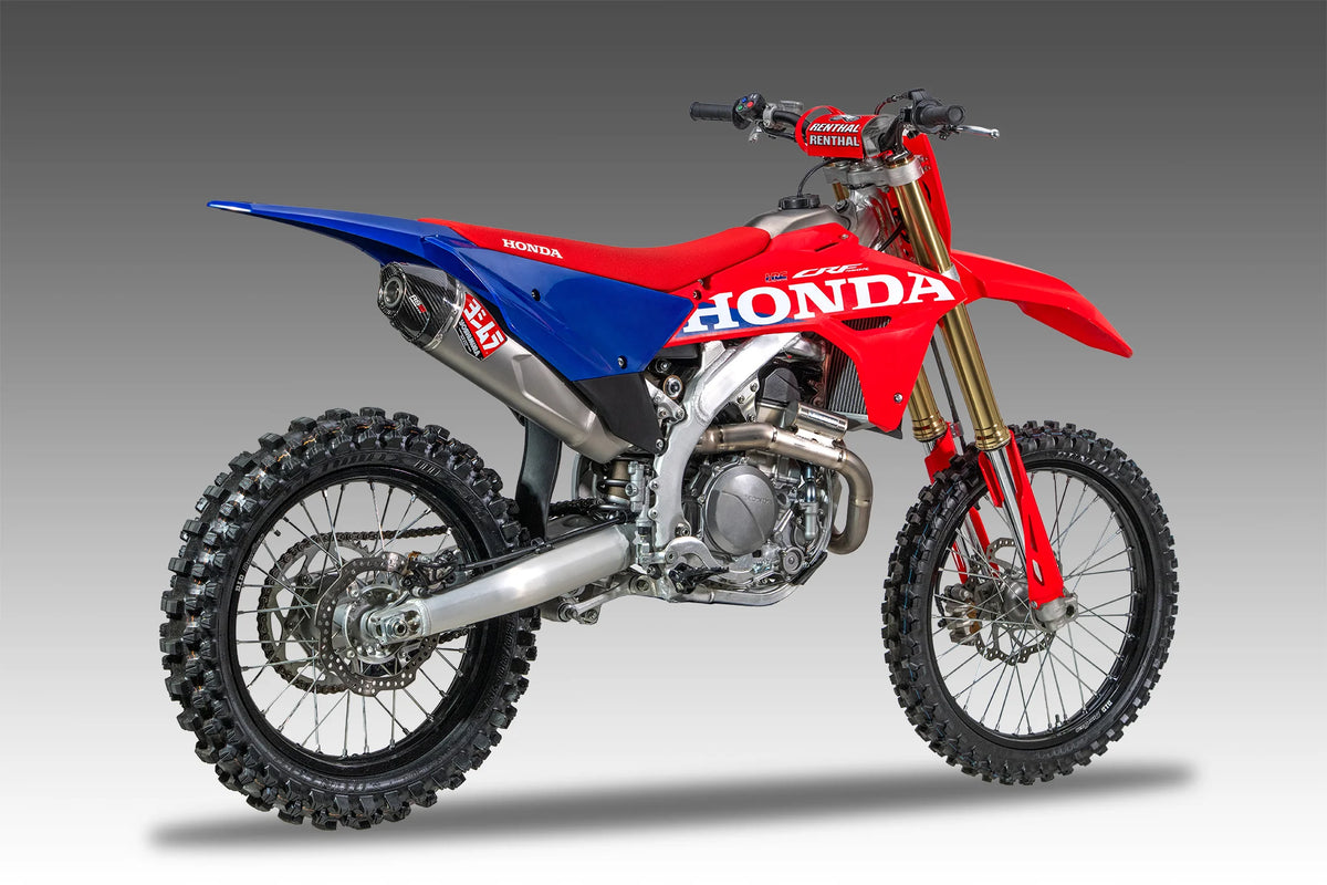 Yoshimura CRF450R/RX 2027 RS-12evo Titanium Full Exhaust, W/ Titanium Muffler