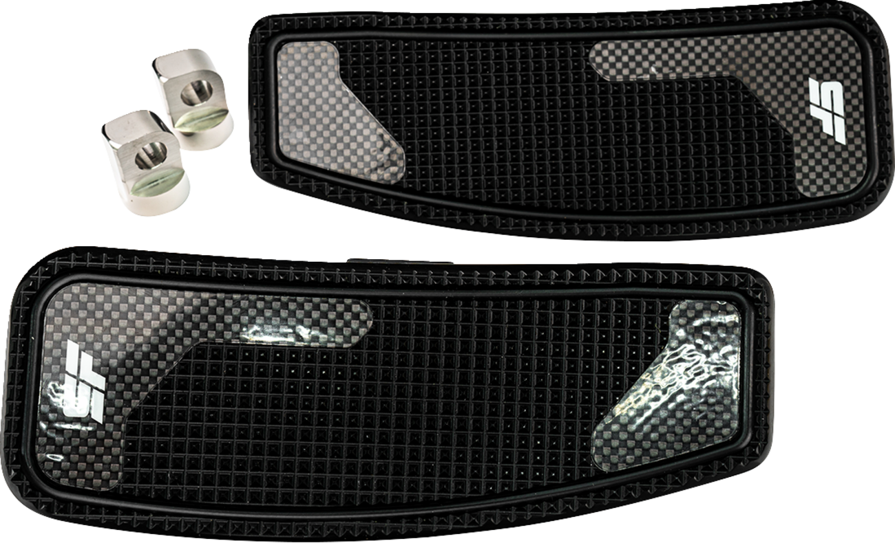 Slyfox Mini Floorboards - Black Anodized - Male Mount